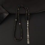Golden Obsidyen Doğal Taş Tesbih 99luk - 6mm