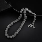 Telkari İşlemeli El İşçiliği Gümüş Tesbih - 37,35gr