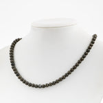 Pirit 6 mm Dizi Doğal Taş Kolye