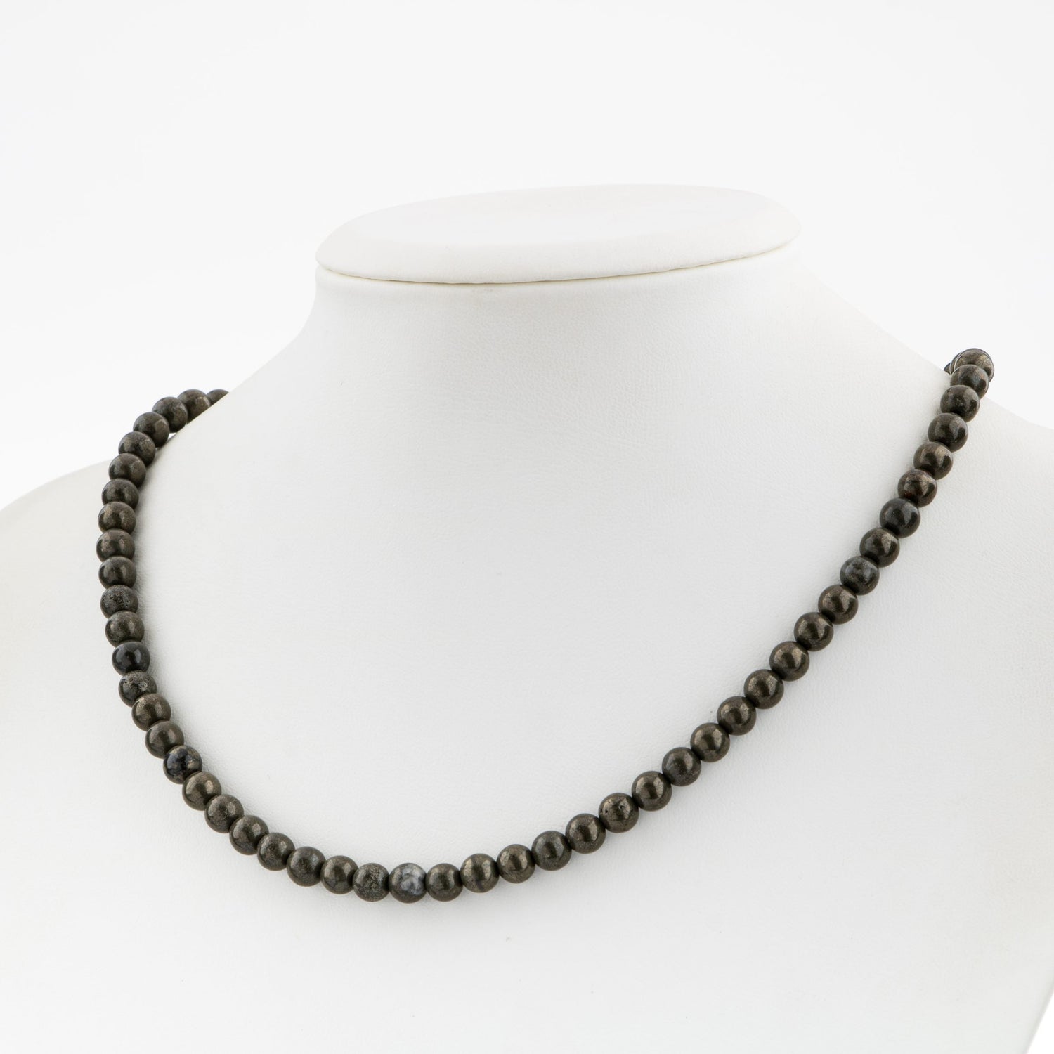 Pirit 6 mm Dizi Doğal Taş Kolye