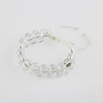 Kristal Kuvars 8mm Çift Sıra Makrome Doğal Taş Bileklik