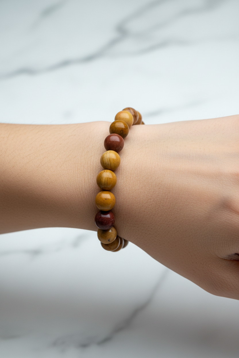 Jasper 10mm Doğal Taş Bileklik