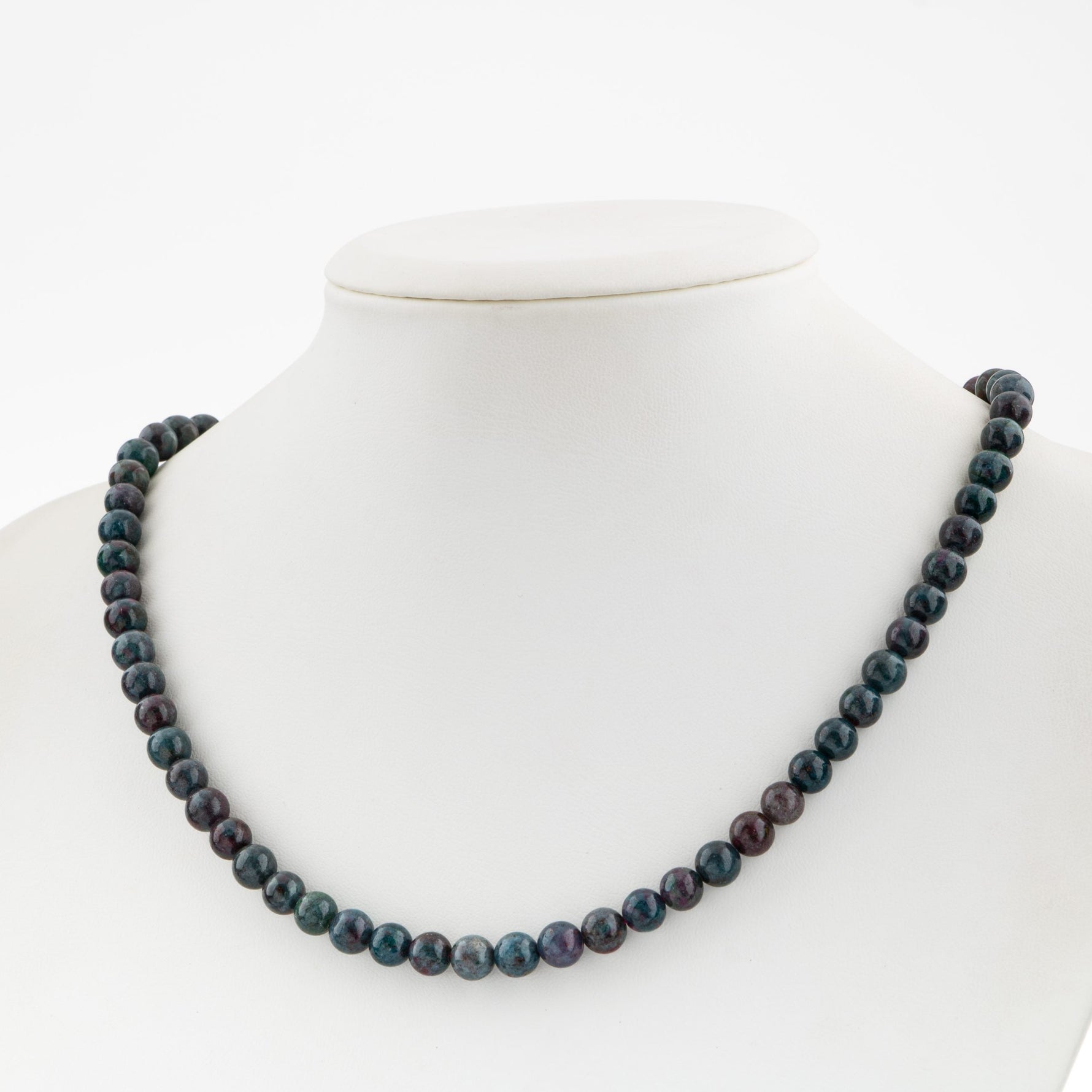 Krizokol 6 mm Dizi Doğal Taş Kolye