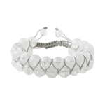Necef 8mm Çift Sıra Makrome Doğal Taş Bileklik