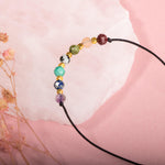 Çakra-Jasper-Yeşim-Amazonit-Lapis Lazuli-Güneş Taşı-Ametist-Ay Taşı Doğal Taş Bileklik