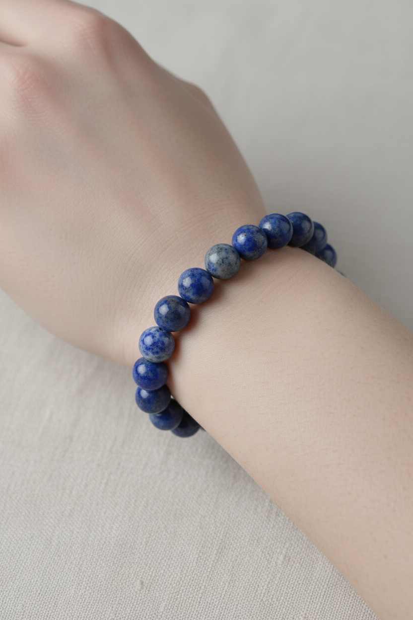 Lapis Lazuli 8mm Doğal Taş Bileklik