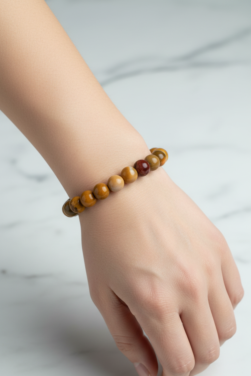 Jasper 8mm Doğal Taş Bileklik