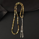 Tsavorit Lal Doğal Taş Tesbih 99luk - 6mm