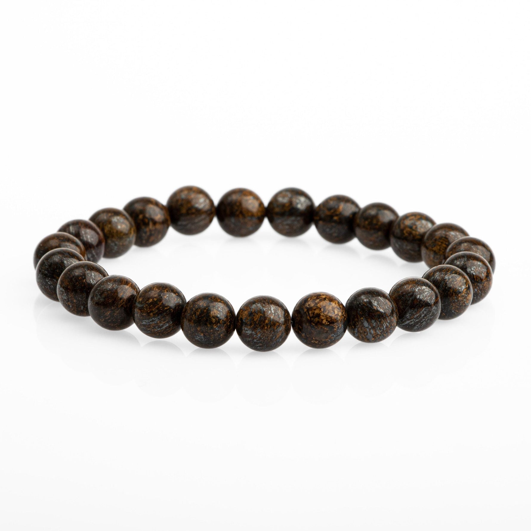 Bronzit 8mm Doğal Taş Bileklik