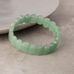 Yeşil Aventurin Doğal Taş Geniş Kesim Bileklik
