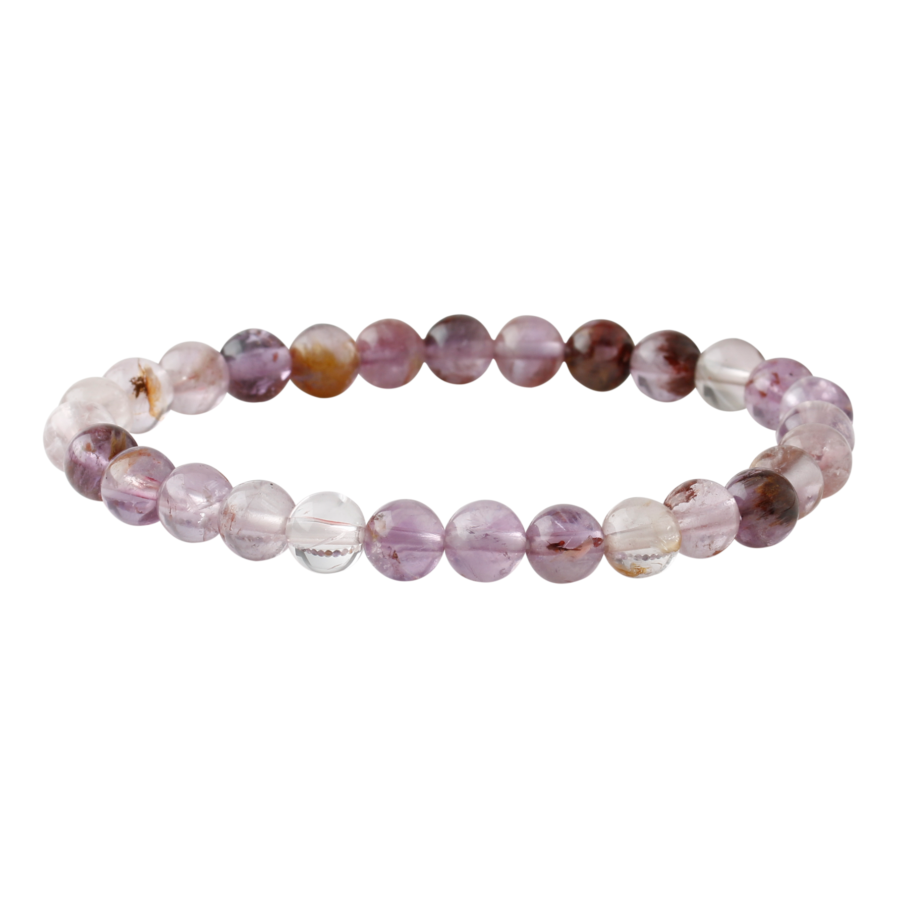 Fantom Kuvars 6mm Doğal Taş Bileklik