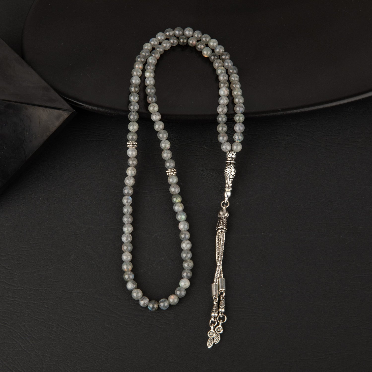 Labradorit Doğal Taş Tesbih 99luk - 6mm