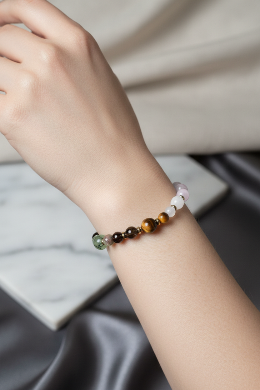 Oğlak Burcu Doğal Taş Bileklik