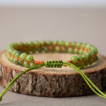 Yeşim 4mm Çift Sıra Doğal Taş Bileklik