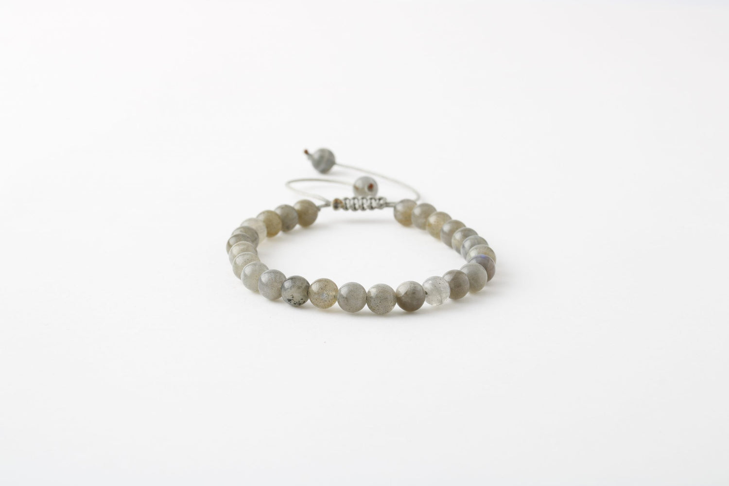 Labradorit 6mm Merdiven Kapama Doğal Taş Bileklik