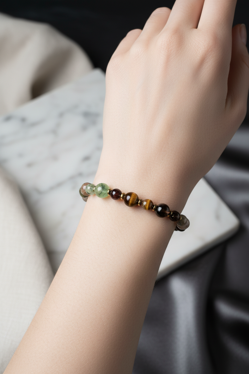 Oğlak Burcu Doğal Taş Bileklik