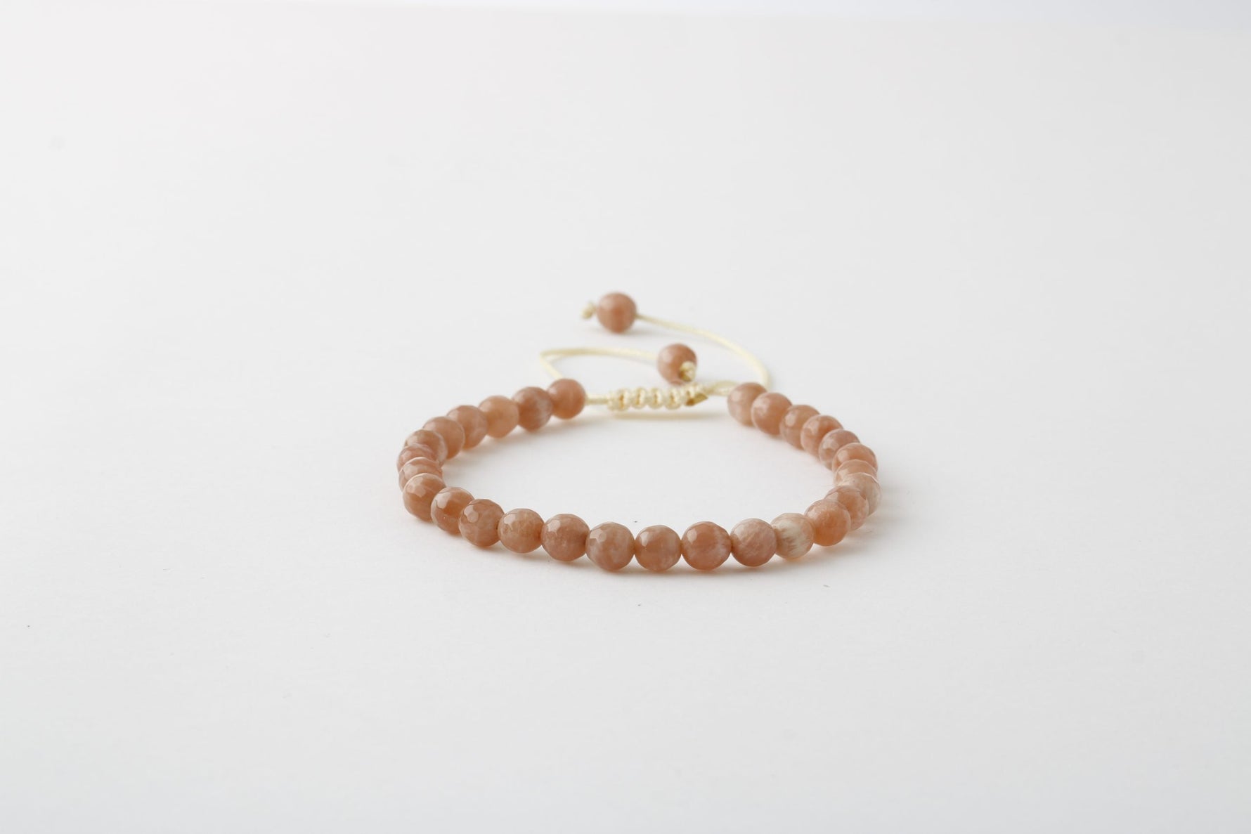 Güneş Taşı 6mm Merdiven Kapama Doğal Taş Bileklik