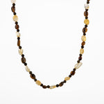 Kaplan Gözü-Sitrin-Obsidyen Doğal Taş Kolye