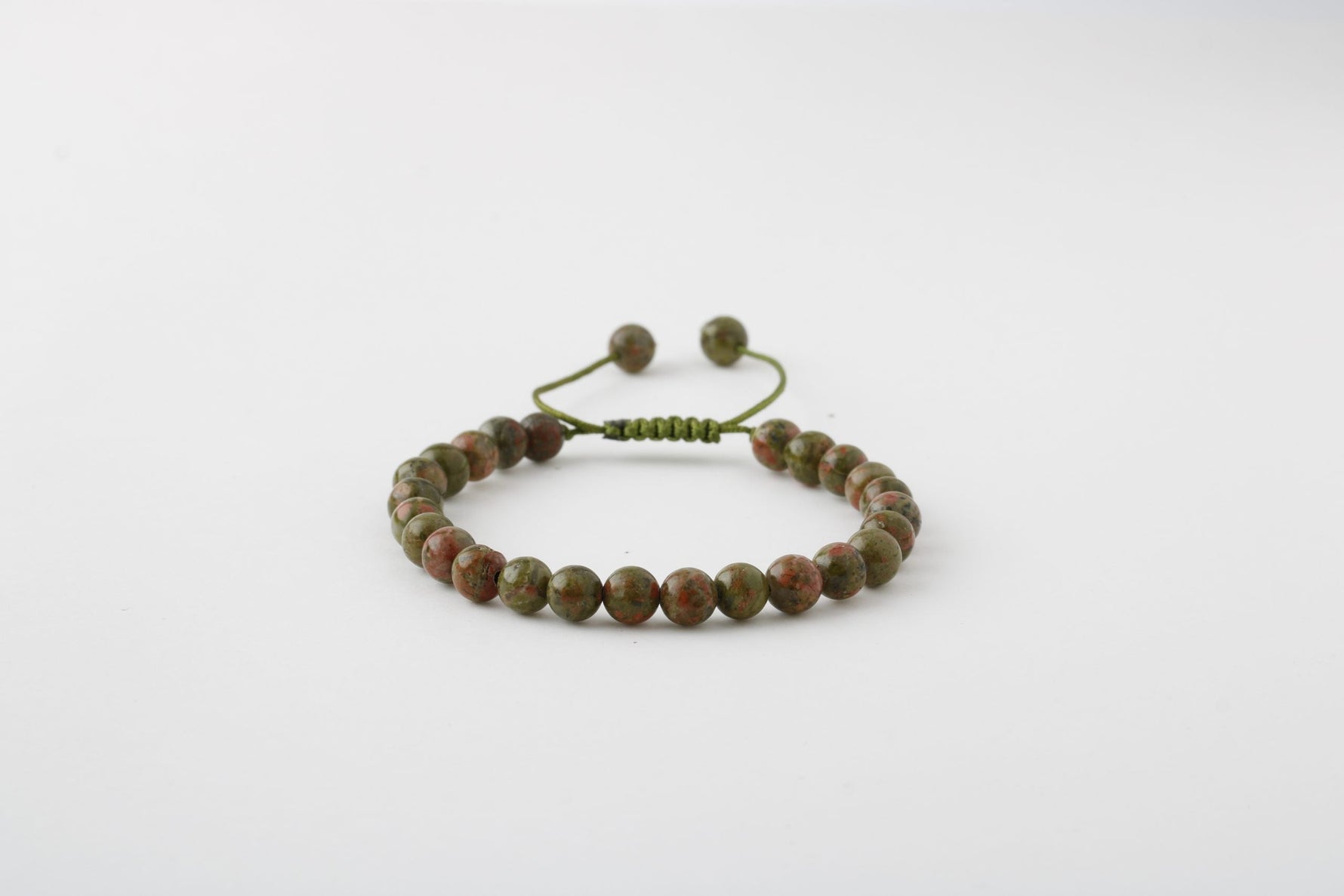 Unakit 6mm Merdiven Kapama Doğal Taş Bileklik