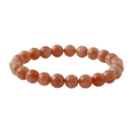 Güneş Taşı 8mm Doğal Taş Bileklik