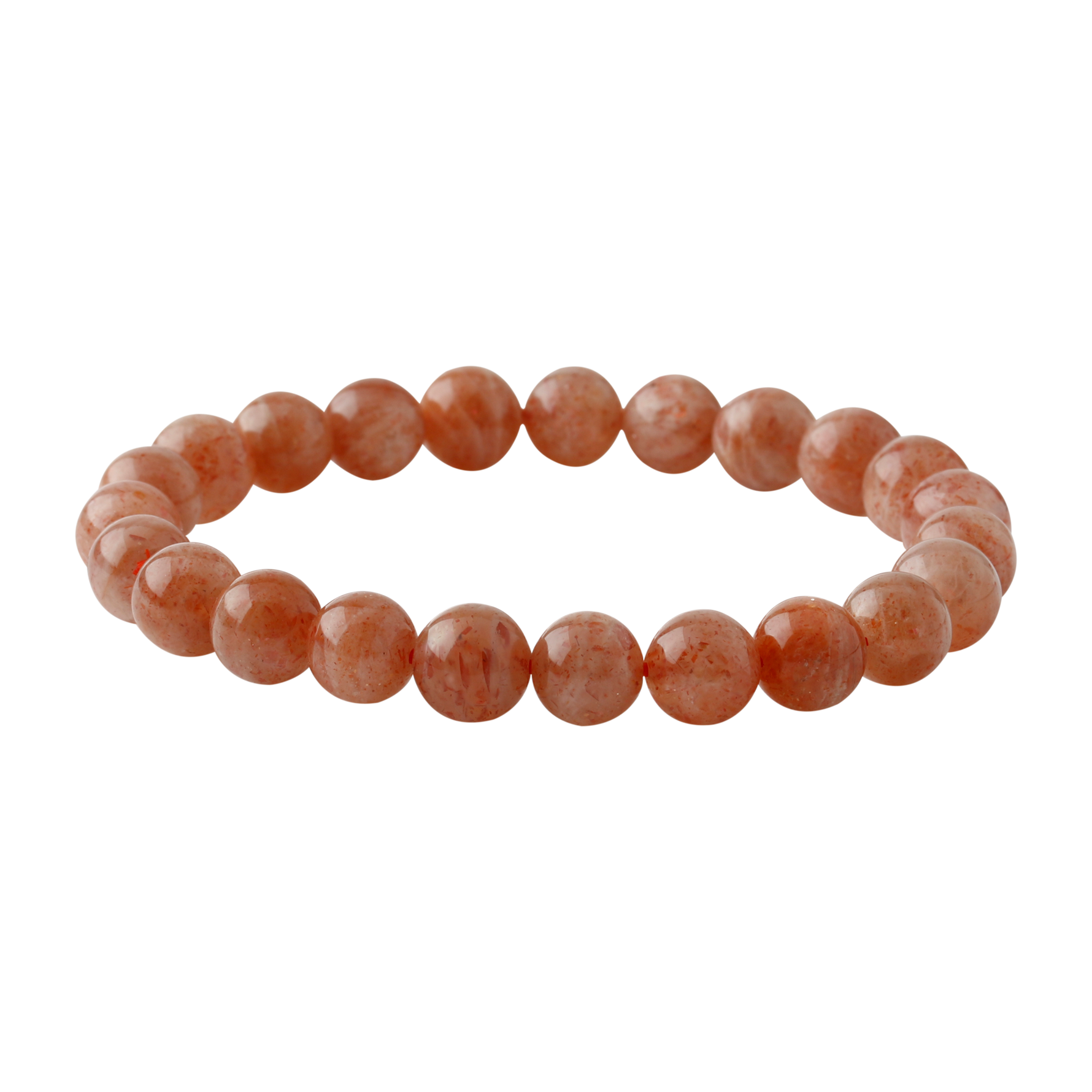 Güneş Taşı 8mm Doğal Taş Bileklik
