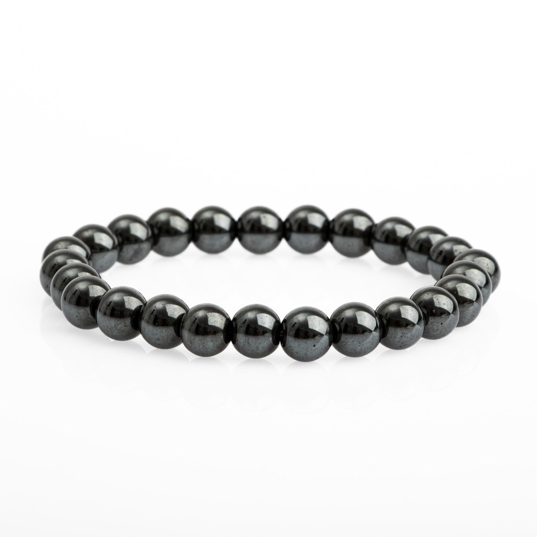 Hematit 8mm Doğal Taş Bileklik