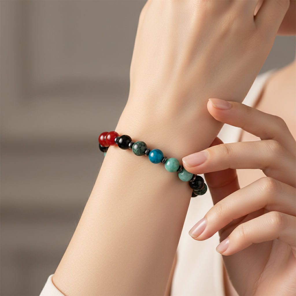 Başak Burcu Doğal Taş Bileklik