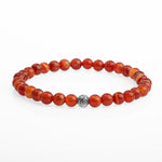 Madagaskar Akiği 6mm Doğal Taş Bileklik