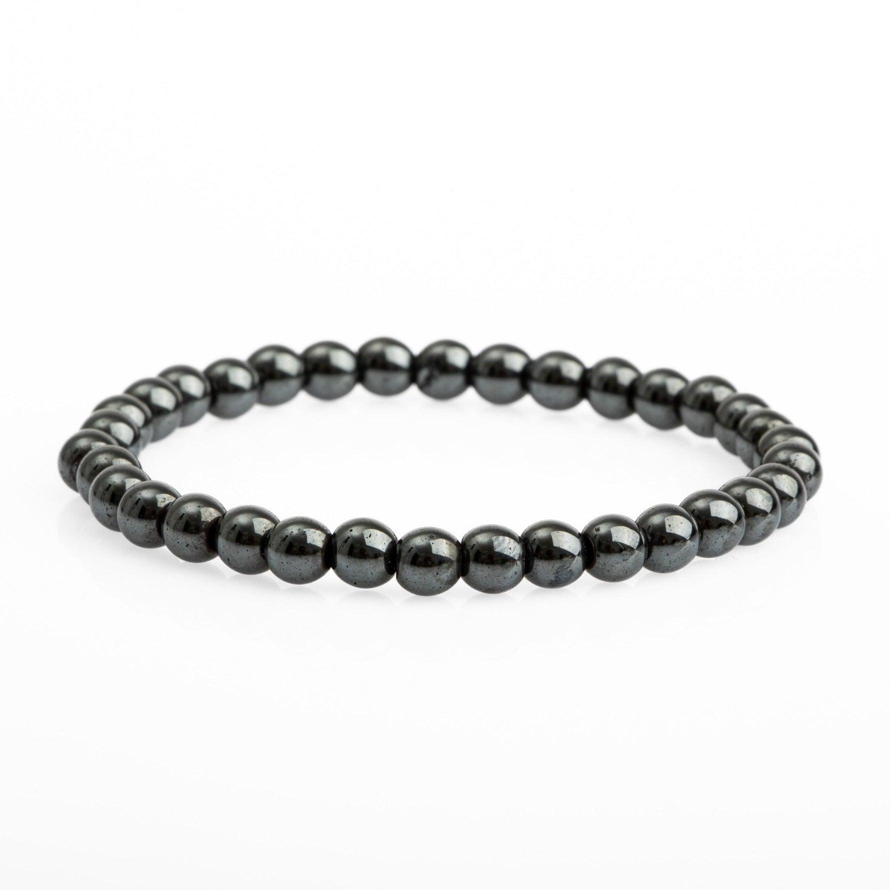 Hematit 6mm Doğal Taş Bileklik
