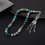 Krizokol Doğal Taş Tesbih 33lük - 8mm