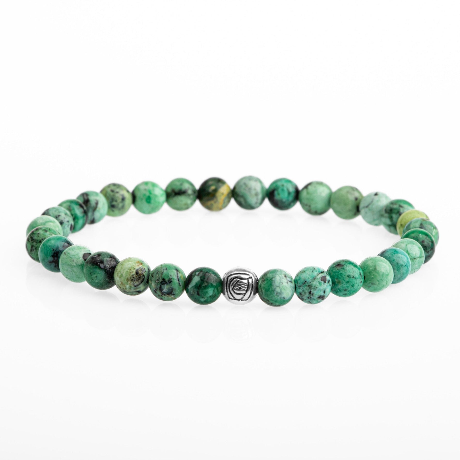 İspanyol Varisit 6mm Doğal Taş Bileklik