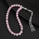 Kunzit Doğal Taş Tesbih 33lük - 8mm