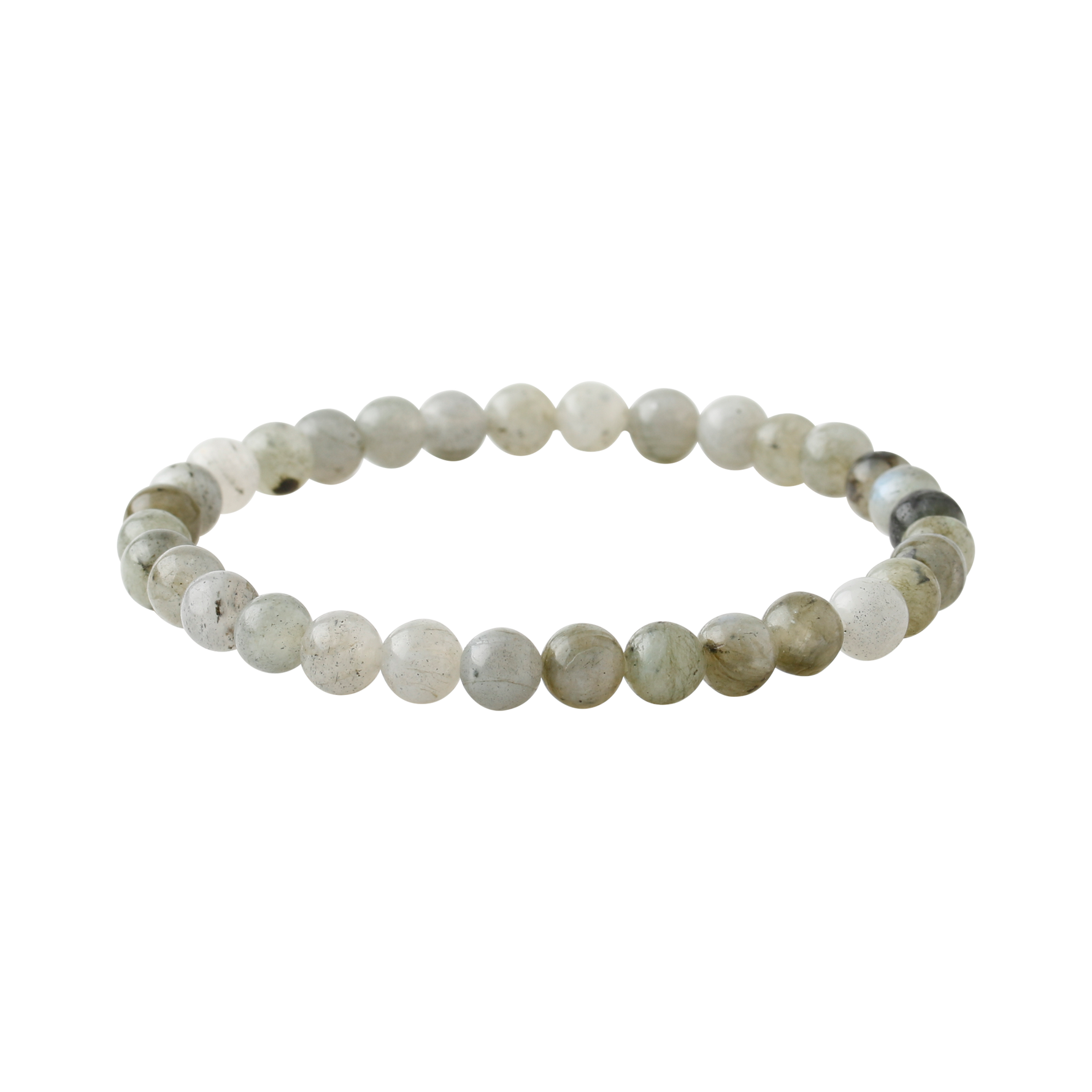 Labradorit 6mm Doğal Taş Bileklik