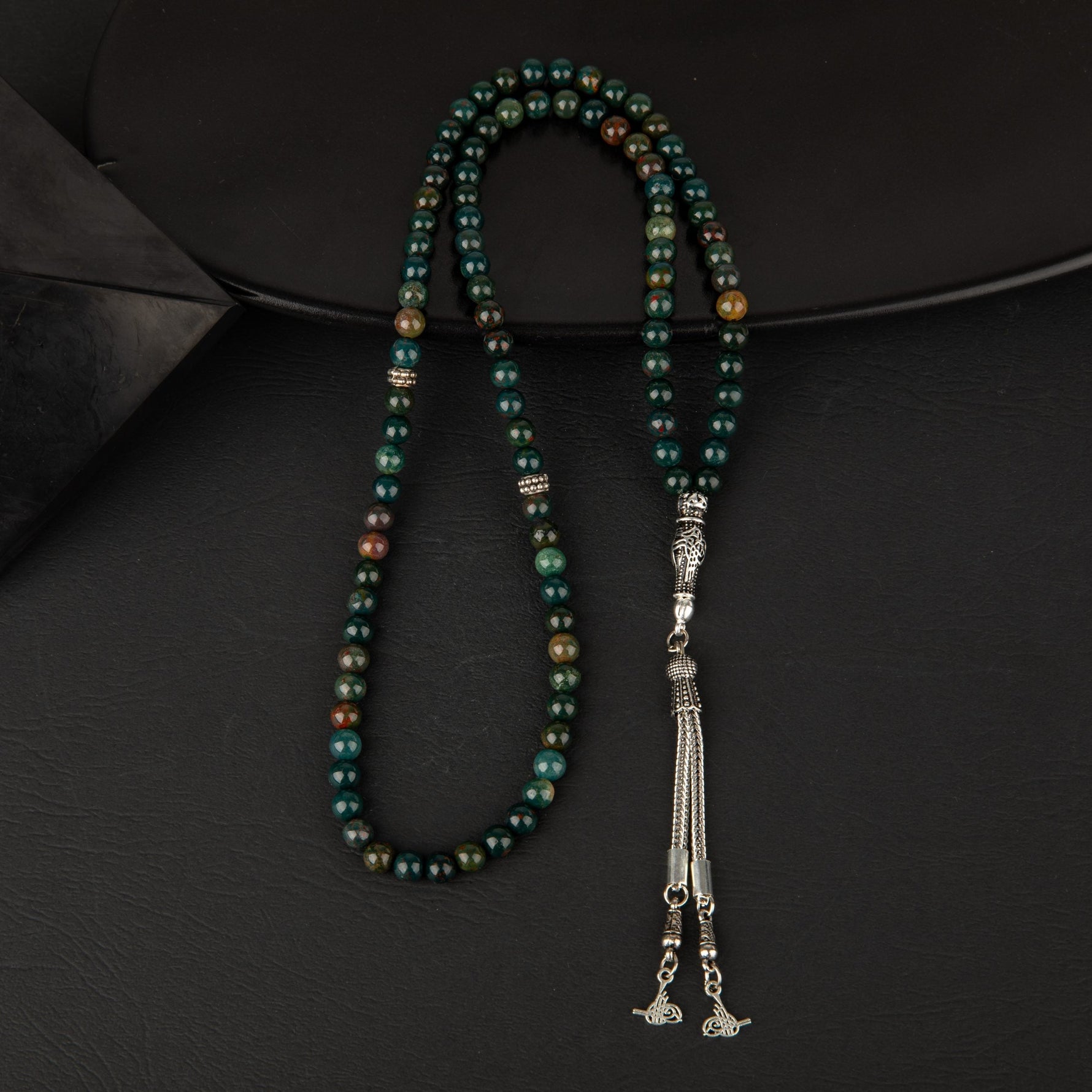 Kan Taşı Doğal Taş Tesbih 99luk - 6mm