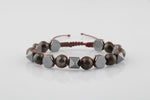 Bronzit-Hematit Doğal Taş Bileklik