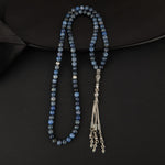 Sodalit Doğal Taş Tesbih 99luk - 6mm