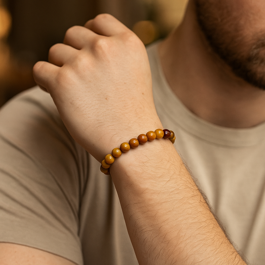 Sertifikalı Jasper 8 mm Doğal Taş Bileklik