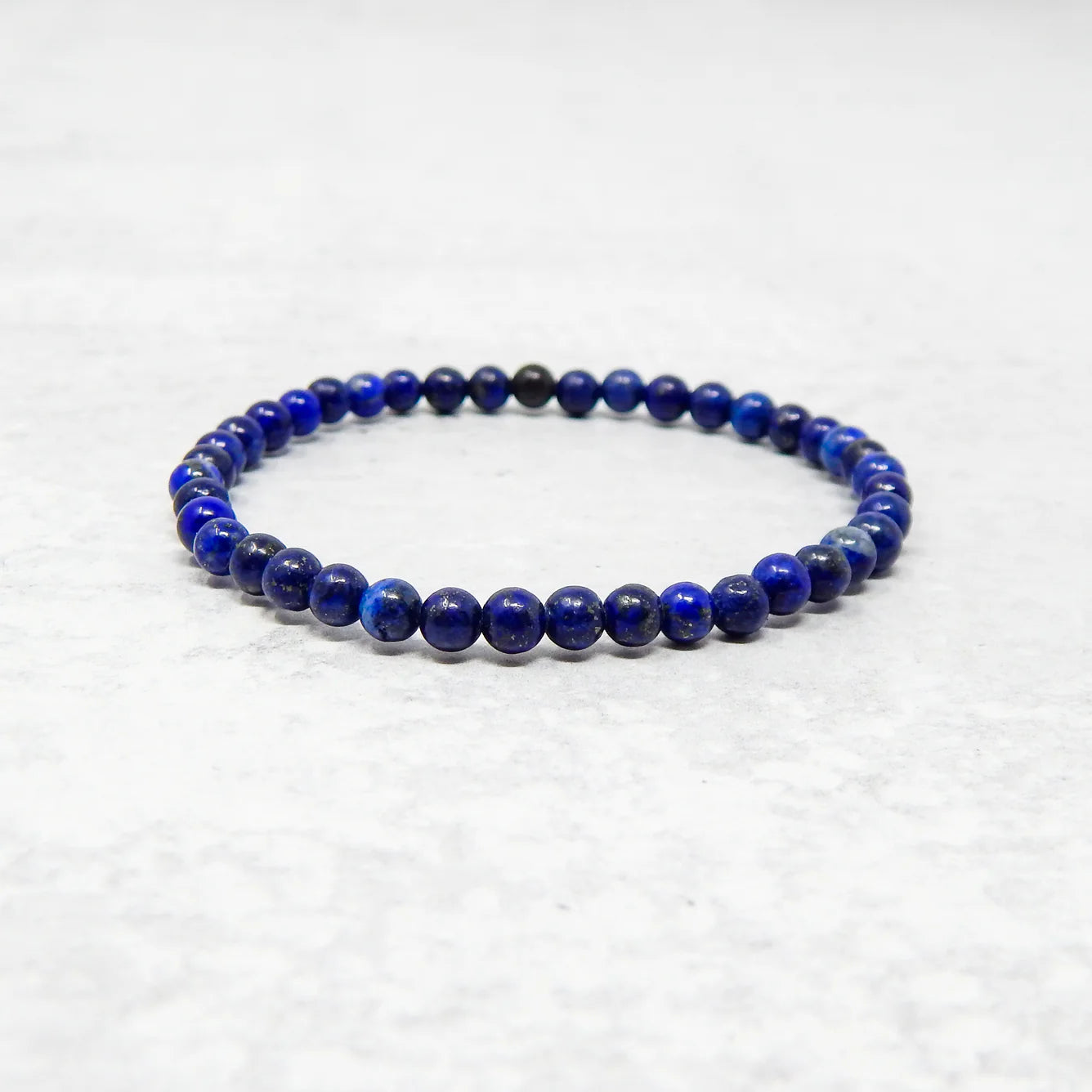 Sertifikalı Lapis Lazuli Doğal Taş Bileklik – 6 mm