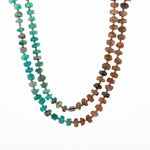 Amazonit-Güneş Taşı-Hematit Doğal Taş Kolye