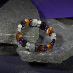 Akrep Burcu Bileklik Ametist, Bordo Granat Lal, Golden Obsidyen, Kaplan Gözü, Labradorit, Sitrin