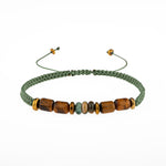 Hint Akik-Kaplan Gözü-Hematit Doğal Taş Erkek Tasarım Bileklik