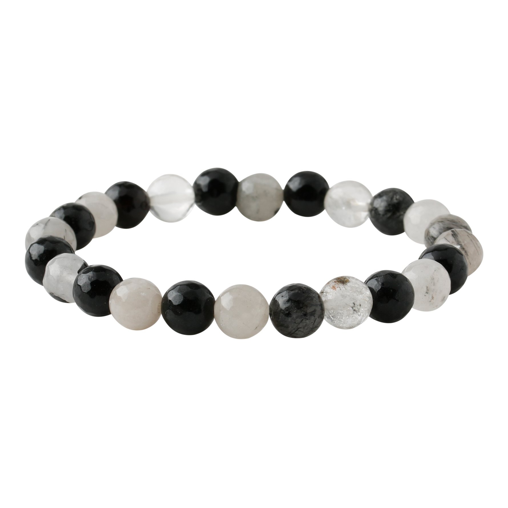 Rutilli Kuvars 8mm Doğal Taş Bileklik