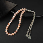 Güneş Taşı Doğal Taş Tesbih 33lük - 6mm