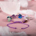 Yay Burcu Bileklik Ametist, Jasper, Kalsedon, Labradorit, Lapis Lazuli, Mavi Apatit, Yeşil Aventurin