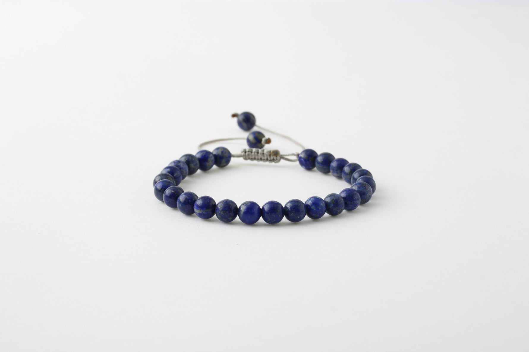 Lapis Lazuli 6mm Merdiven Kapama Doğal Taş Bileklik