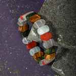 İkizler Burcu Bileklik Akuamarin, Kaplan Gözü, Kristal Kuvars, Labradorit, Obsidyen, Yeşim