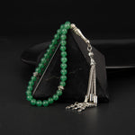 Yeşil Aventurin Doğal Taş Tesbih 33lük - 6mm