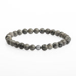 Gri Jasper 6mm Doğal Taş Bileklik