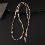 Botswana Akiği Doğal Taş Tesbih 99luk - 6mm