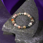 Aslan Burcu Bileklik Bronzit, Güneş Taşı, Kan Taşı, Labradorit, Rodonit, Sitrin